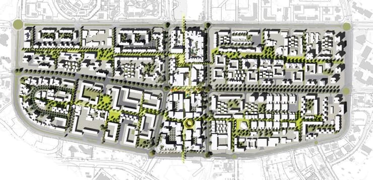 אות האדריכלות - תכנון ועיצוב עירוני: התחדשות מרכז העיר ערד של בסט אדריכלים בשיתוף אוריצקי אדריכלים