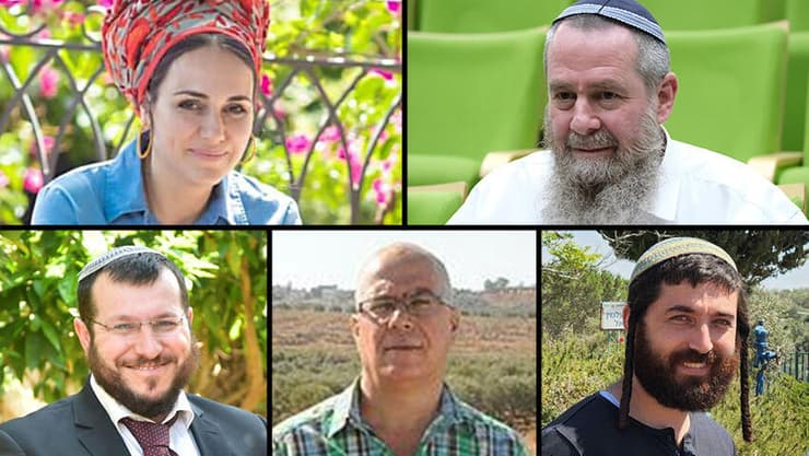 חמישה ממועמדי הציונות הדתית-עוצמה יהודית     