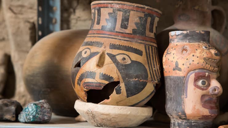 כלי קרמיקה של תרבות הנסקה (Nazca)