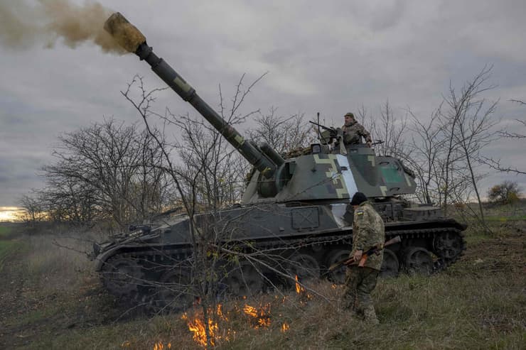 לוחמים אוקראינים באזור חרסון מלחמה עם רוסיה אוקראינה בסוף אוקטובר