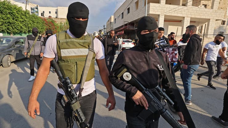 חמושים פלסטינים ב ג'נין