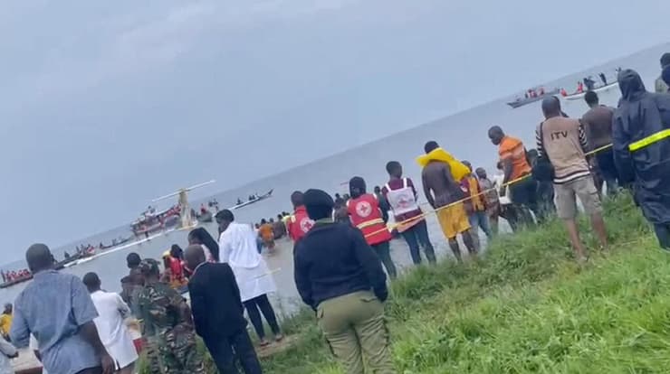 מטוס נוסעים התרסק התרסקות אגם ויקטוריה בוקבה טנזניה  