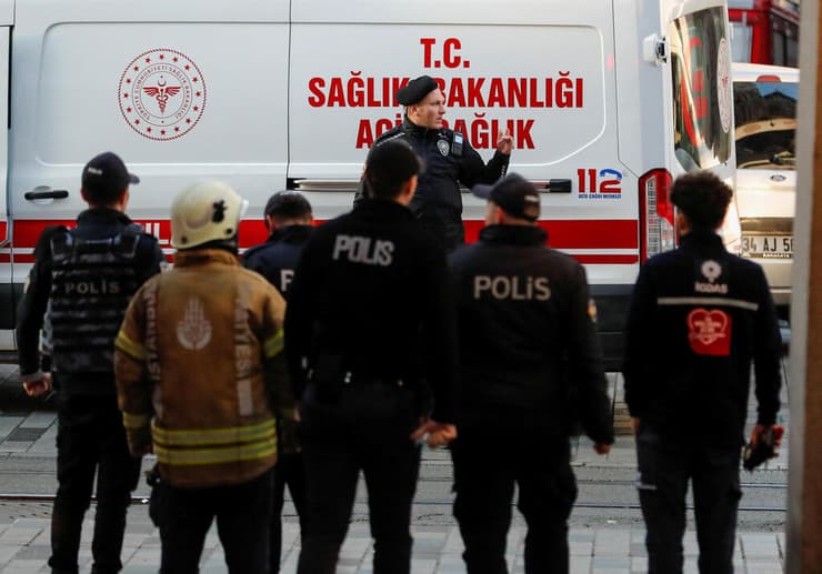 אמבולנס סהר אדום זירת הפיצוץ באיסטנבול