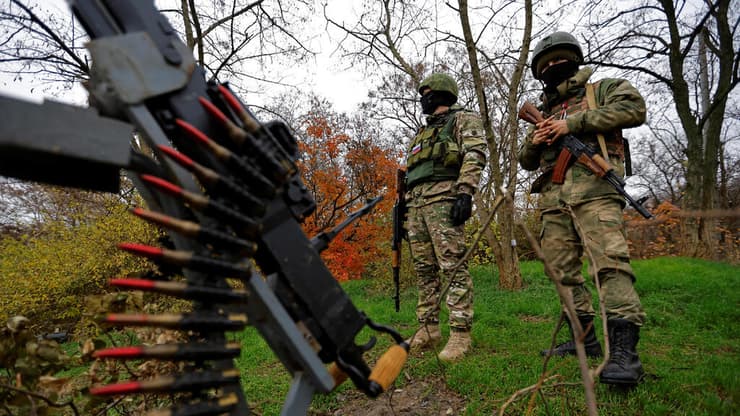 חיילים של צבא רוסיה באזור זפוריז'יה מלחמה אוקראינה