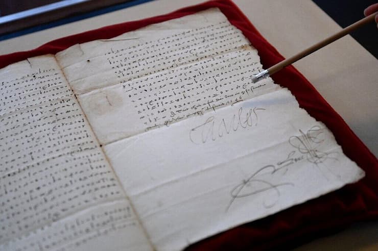 המכתב המוצפן של קרל החמישי משנת 1547