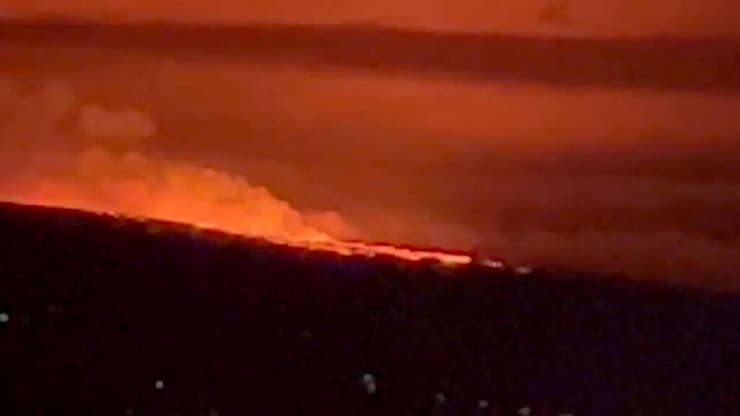 ארה"ב הוואי התפרצות ראשונה של הר הגעש מאונה לואה אחרי 38 שנה תיעוד מהרשתות החברתיות