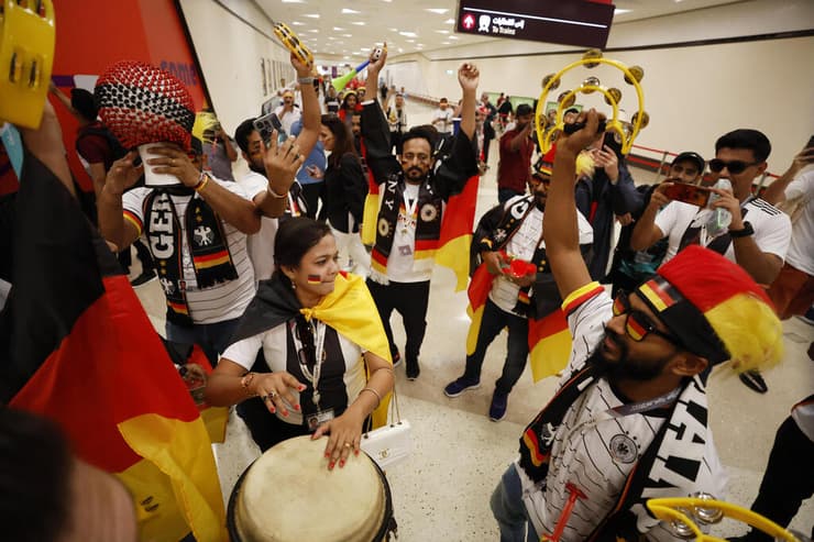 אוהדי נבחרת גרמניה במונדיאל בקטאר