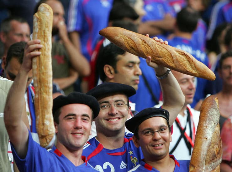 צרפת בגט בגטים אוהדי הנבחרת ב מונדיאל 2006