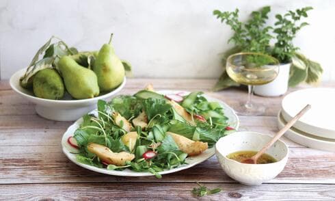 סלט אגסים סתווי