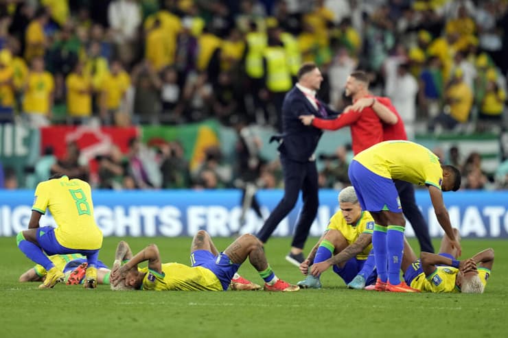 שחקני נבחרת ברזיל מאוכזבים