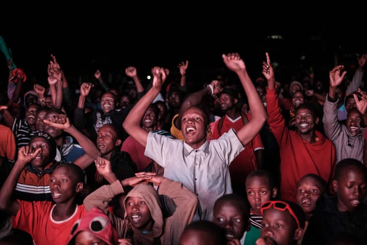 ניצחון מרוקו ב מונדיאל עלייה ל חצי גמר חגיגות ב ניירובי קניה