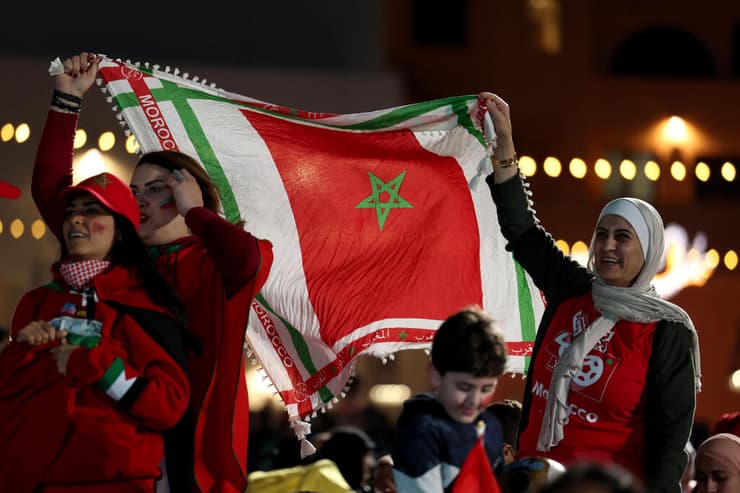 ניצחון מרוקו ב מונדיאל עלייה ל חצי גמר חגיגות ב דוחא קטאר