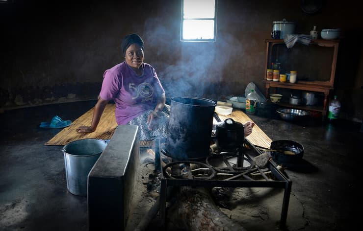 כיתוב: זימבבווה זימבבואה אין חשמל ערים בלילה
