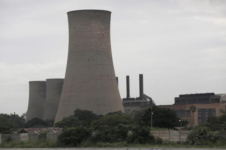 זימבבווה זימבבואה תחנת כוח אין חשמל ערים בלילה