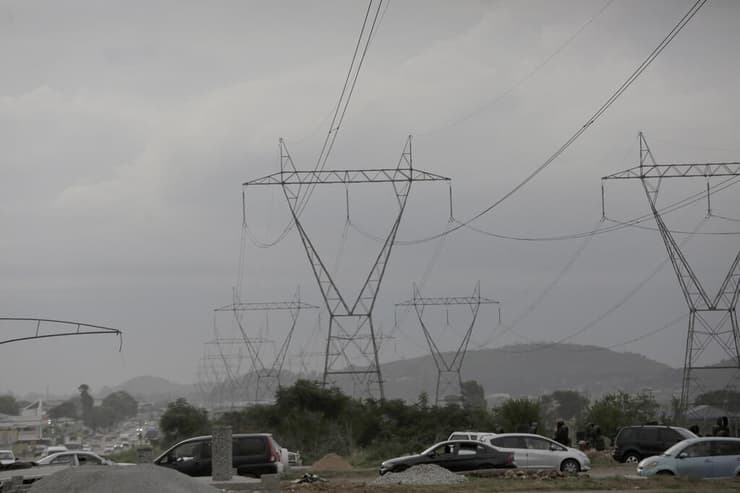 זימבבווה זימבבואה תחנת כוח אין חשמל ערים בלילה