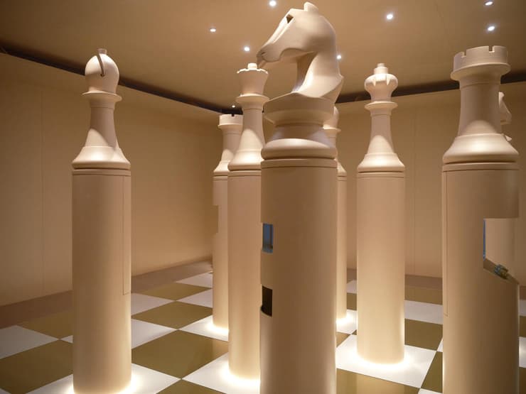 חדר הבושם קוקו מדמואזל בתערוכה של שאנל בפריז