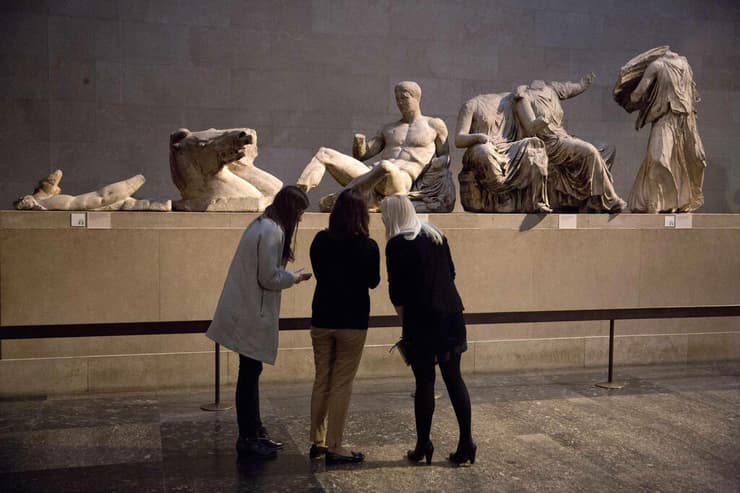 בריטניה עדיין מסרבת להחזיר ליוון פריטים שנלקחו מהפרנתון. פסלים במוזיאון הבריטי