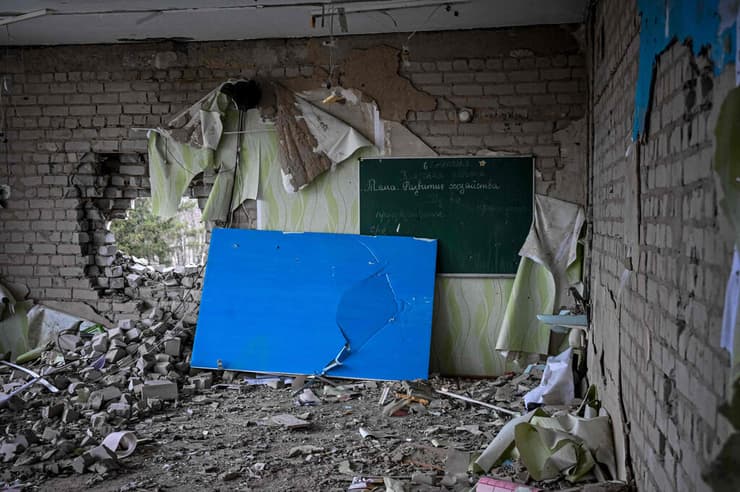 בית חולים ש נפגע בקופיאנסק אוקראינה מחוז חרקוב