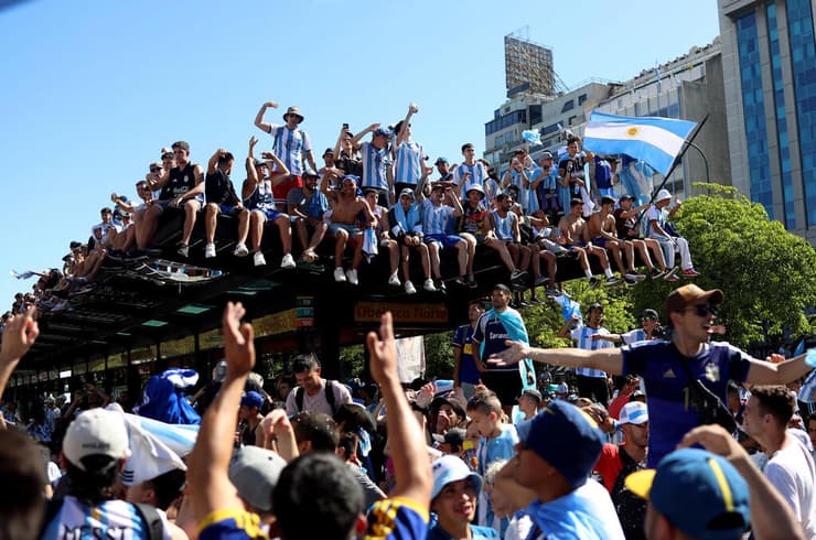 המצעד לכבוד זכייתה של ארגנטינה במונדיאל