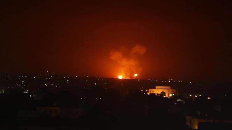 לפי דיווחים סורים, תיעוד של רגע התקיפה באזור א-סיידה זינב