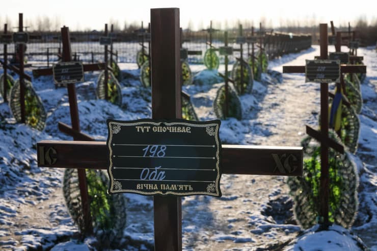 בית הקברות בבוצ'ה, אוקראינה