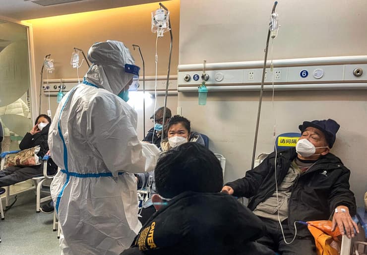 סין התפרצות קורונה בית חולים בעיר שנגחאי