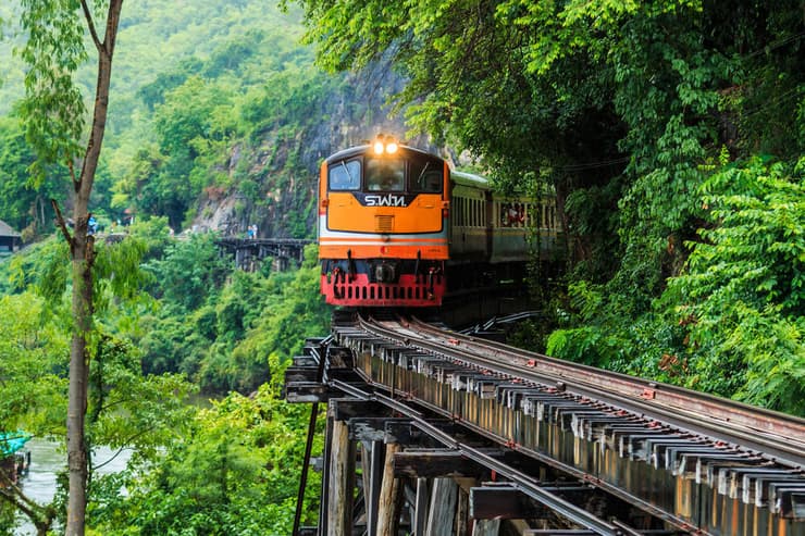 תאילנד רכבת המוות מסילת המוות נהר קוואי