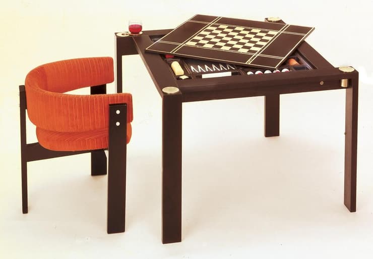 שולחן משחקים גב שימושי שעיצב דה מאיו בשנות ה-80