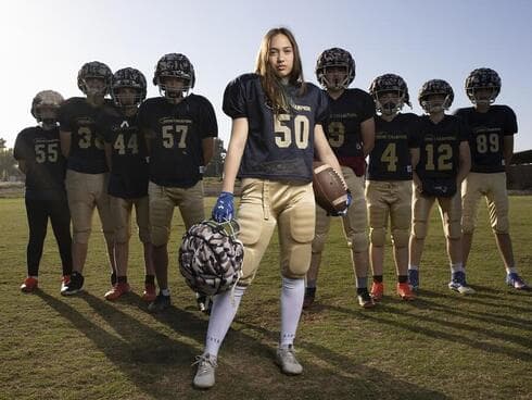 אלייה דרי בת ה־17 מחולון - הספורטאית הישראלית הראשונה שזכתה במלגה לשחק פוטבול בקבוצת בנים בתיכון אמריקני
