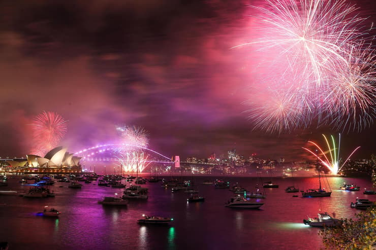 חגיגות מוקדמות לשנה האזרחית החדשה סידני אוסטרליה 