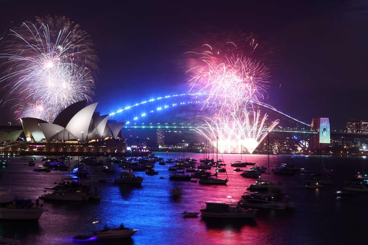 חגיגות מוקדמות לשנה האזרחית החדשה סידני אוסטרליה 
