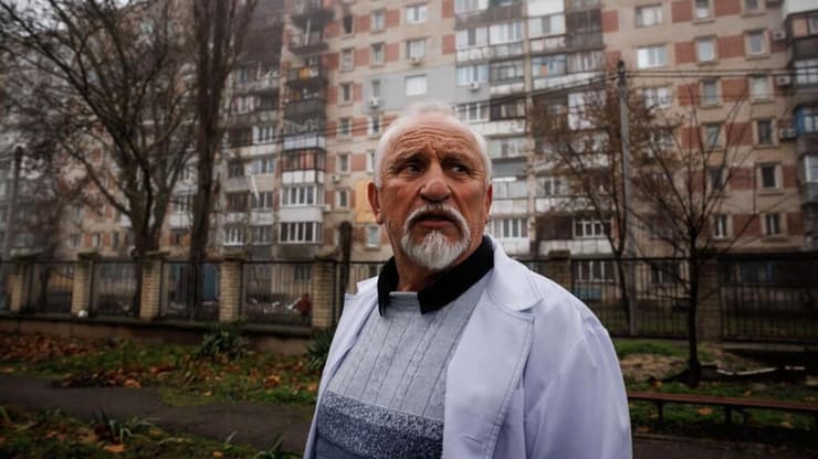 "לא הסכמתי להיות אחד מהם". ד"ר ליאוניד רימיגה (צילום: זיו קורן) בית החולים בעיר חרסון באוקראינה