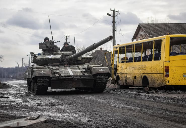 אוקראינה הרס ב טורסקה דונייצק