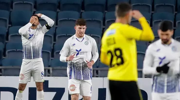 שחקני עירוני טבריה חוגגים