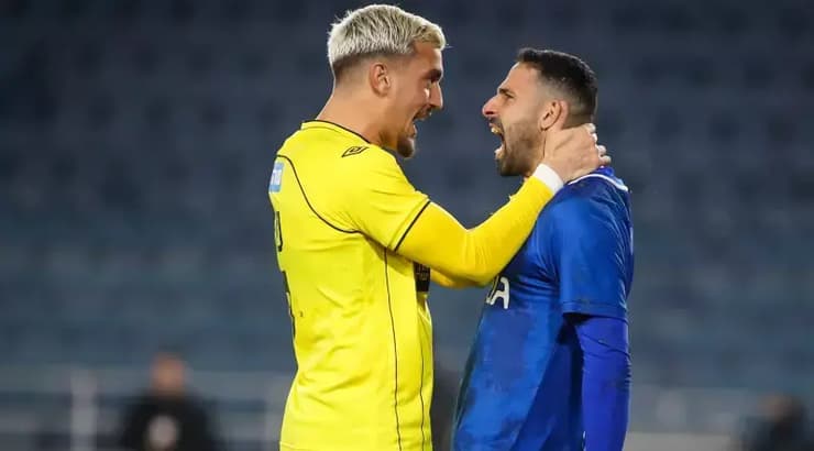 ירדן שועה ואיתמר ישראלי חוגגים