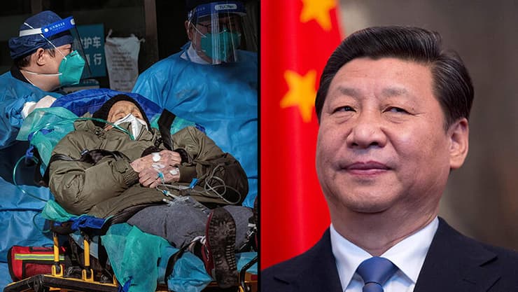 נשיא סין שי ג'ינפינג, ופינוי חולה קורונה. מודים בהיקף הנרחב של התמותה  
