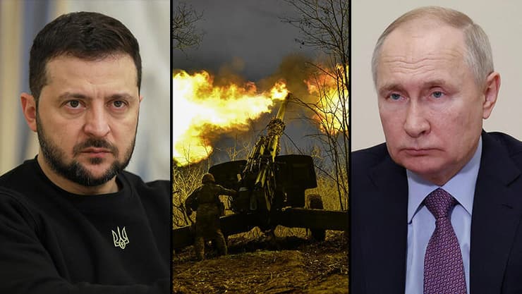 פוטין, זלנסקי והקרבות באוקראינה. מוסקבה מנסה להסתער מחדש   