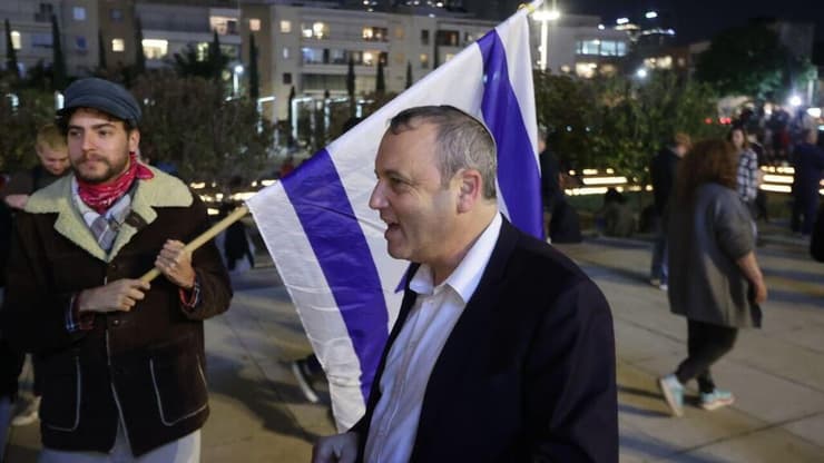 צעדה יהודית ערבית כנגד הממשלה החדשה בתל אביב