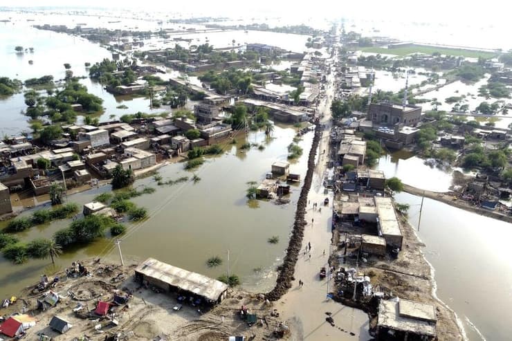 אסון השיטפונות שפקד את פקיסטן בעקבות גשמי מונסון כבדים