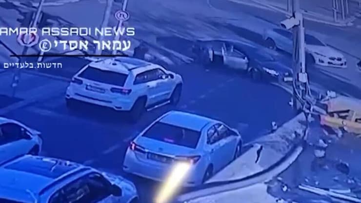 תיעוד הירי על איש עסקים ירושלמי בצומת דרכים בשכונת גילה