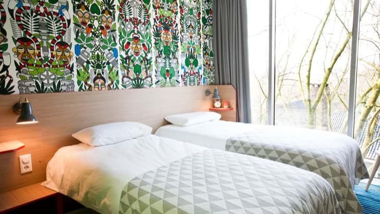 חדר עם שתי מיטות יחידבג'נרייטור אמסטרדם