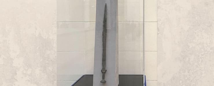 החרב שבה השתמשו לפני כ-3,000 שנה