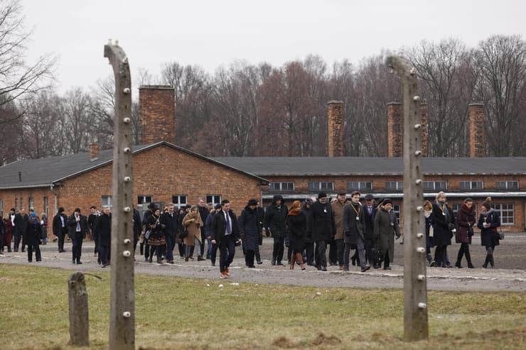 טקס יום השנה לשחרור מחנה אושוויץ פולין