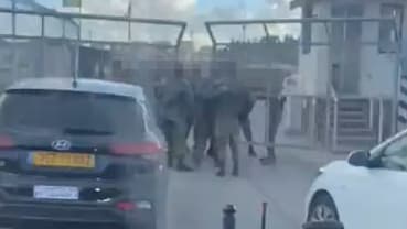 תיעוד חלק מהקטטה בין לוחמי גולני לבין סמח"ט יהודה