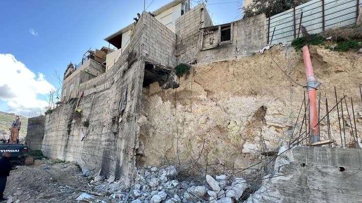 הריסות המבנים בשכונת א-טור במזרח ירושלים