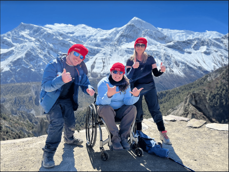 "מאוד חיכיתי למסע והאפשרות לצאת אליו הייתה באמת התגשמות חלום". ירדן הרשקו והמתנדבים מעמותת "ארז" האנפורנה אוהד הנווד באנפורנה