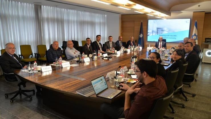 פגישת נציגי קרן המטבע עם בכירי בנק ישראל