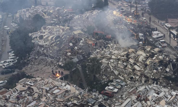 הרס ב הטאי טורקיה רעש רעידת אדמה