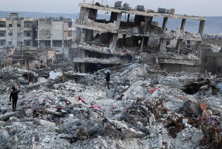 נזקי הרעידה בסוריה