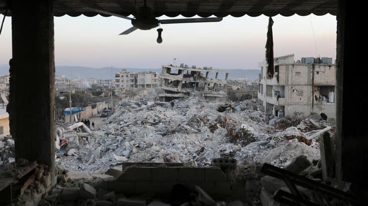 נזקי הרעידה בסוריה